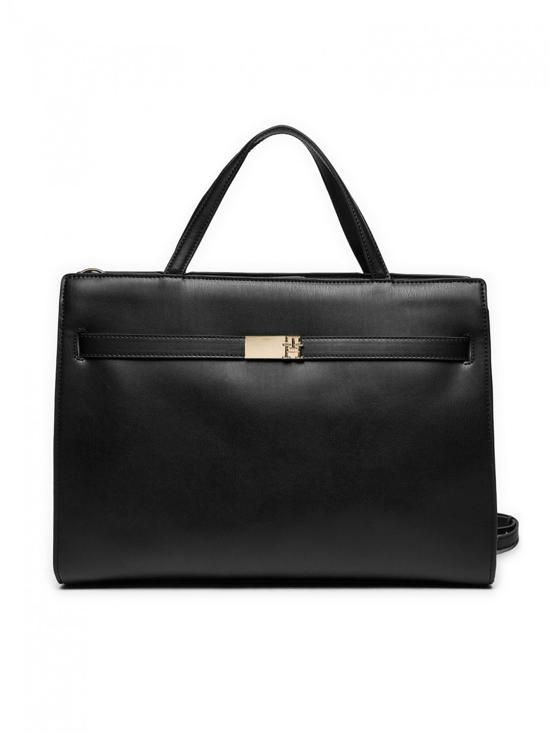 Tommy Hilfiger Kabelka Th Heritage Workbag AW0AW16910 Černá